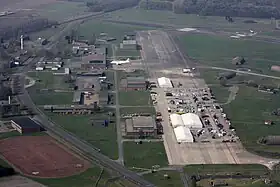 Vue aérienne du Flugplatz Ahlhorn (Flight Park Ahlhorn) (Juin 2010)