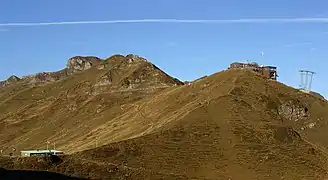 Vue depuis le Prodkamm (1 940 m) sur le Maschgenkamm (2 020 m).