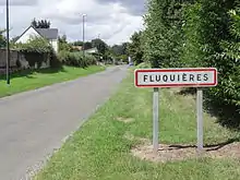 Entrée de Fluquières.