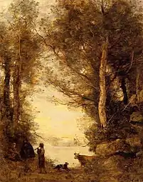 Le Joueur de flûte du lac d'AlbanoCamille Corot, 1872Collection privée