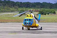 Photographie d'un hélicoptère