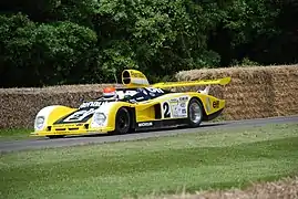 L’Alpine A442B au Goodwood Festival of Speed le vendredi 24 juin 2016.