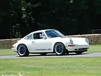 Une 911 Singer au Goodwood Festival of Speed de 2016 à Goodwood House en Angleterre le vendredi 24 juin 2016.