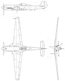 vue en plan de l’avion