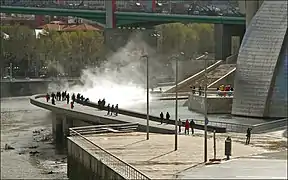 Fog Sculpture #08025: F.O.G., Musée Guggenheim, Bilbao.