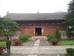 La salle de Manjusri dans le temple de Foguang