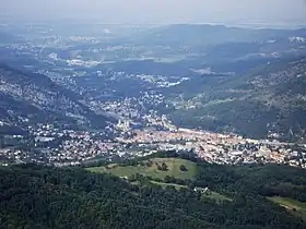 Vue des toits de Foix