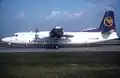 Un Fokker 50 de Lufthansa CityLine en 1992 à Roissy