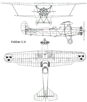 vue en plan de l’avion