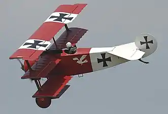 Un Fokker Dr.I en 2010.