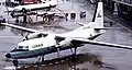 Fokker F27 à Manchester en 1966.