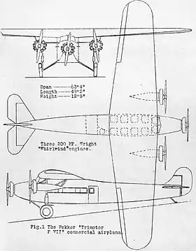 Image illustrative de l’article Fokker F.VII