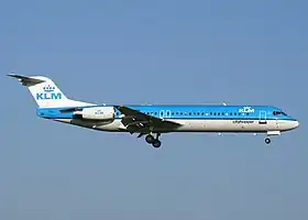 Fokker F100 de la KLM