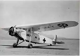 Fokker Y1C-15 américain, à usage medical