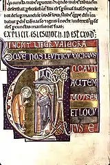 Fol. 36v : Dieu parlant à Moïse