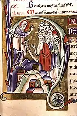 Fol. 61 : Moïse montrant la terre promise