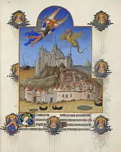 Le Mont Saint-Michel dans La Fête de l'Archange, f.195.