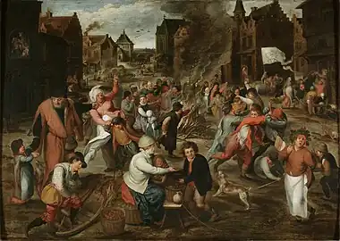 Fête de Saint MartinÉcole de Marten van Cleve