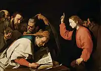 Jésus parmi les docteurs, peinture d'un suiveur de José de Ribera