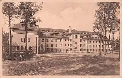 Vue générale sur l'institut Air et Soleil (Pro Juventute)