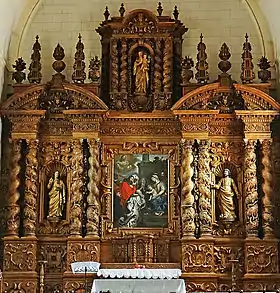 Église Saint-Léger : retable du maître-autel.