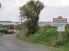 L'entrée de Fonsomme.