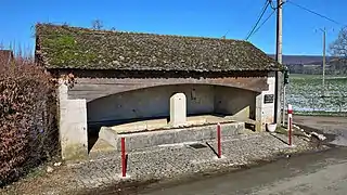 La fontaine de la Foulée Chantoubin.