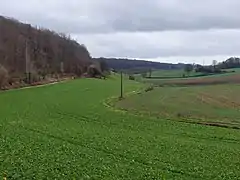 Vallée, entre Fontaine-Lavaganne et Verte-Fontaine.