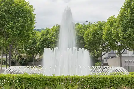 Fontaine à Chamalières en Auvergne, France.