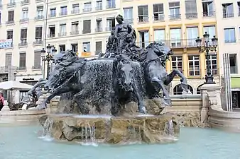 La fontaine de Bartholdi, côté Nord.