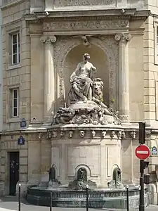 La fontaine Cuvier (1846), Paris, rue Linné.