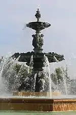 Fontaine monumentale, Angers, Jardin du Mail.