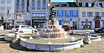 La fontaine : Les Sources de l'Amour.