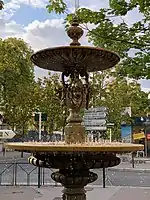 Fontaine dans le centre-ville.