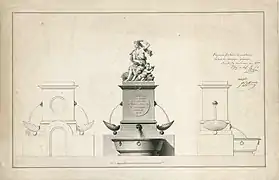 Le triomphe d'Amphitrite, venant des jardins de Marly, fut donnée à la ville de Brest en 1801 et transférée au musée du Louvre à la Libération après avoir été évacuée pendant la guerre.