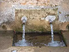 La fontaine de Fongauffier.