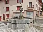 Fontaine en granit de Modane