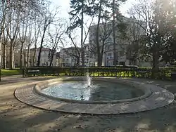 La fontaine du jardin Frascaty
