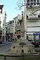 Fontaine du Pied-Boulet à l'entrée de la rue Baudrière