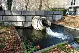 Fontaine Nymphée, 1981, jardins de la Gare d'eau de Besançon