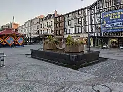 La nouvelle fontaine « le Carré d'eau ».