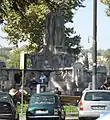 La fontaine des Amphores à son ancien emplacement de la piazza dell'Emporio