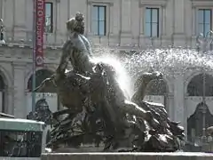 Mario Rutelli, Fontaine des Naïades (Rome, 1901), détail