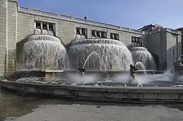 Fontaine Luminosa à Lisbonne, 1948.