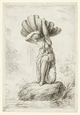 Fontaine d'Eudore (gravure, 1780)