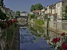 La Vendée vue depuis le Pont des Sardines, Fontenay-le-Comte, Vendée, France