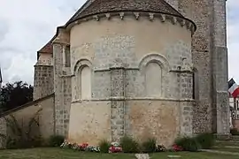 Abside de l'église.