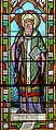Église Saint-Clair : vitrail de saint Clair par le peintre-verrier Louis Saint-Blancat (1842-1930)
