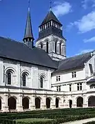 Le cloître de l'abbaye.