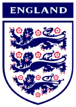 alt=Écusson de l' Équipe d'Angleterre amateurs